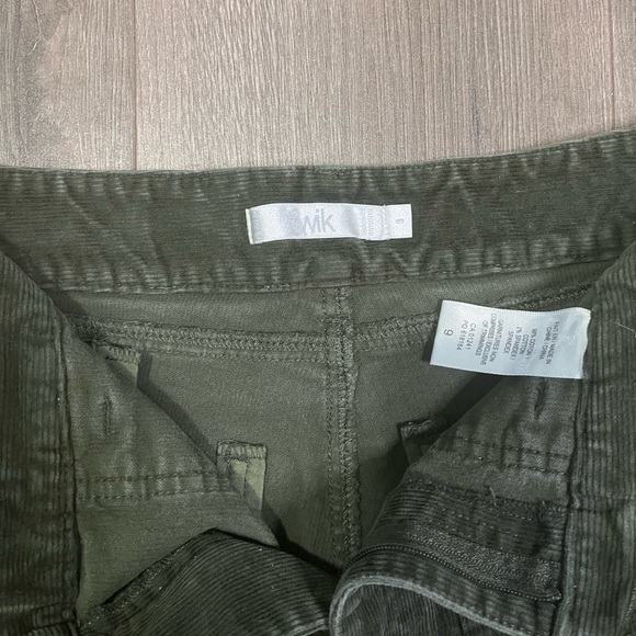 Green Corduroy Carpenter Pants - Picture 2 of 3